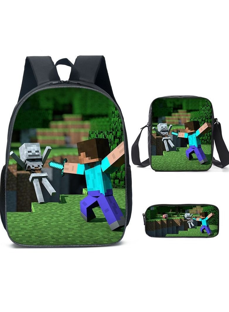 Minecraft Student Backpack Set Of Three - Image 1
